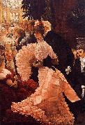 James Tissot A Woman of Ambition (Political Woman) also known as The Reception oil painting